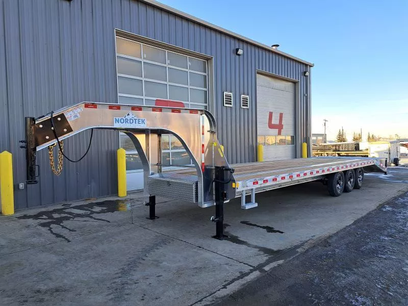 2026 NORDTEK ALUMINIUM Gooseneck High Boy Deck Over Trailer - 8.5' x 30' (24000GVW)
