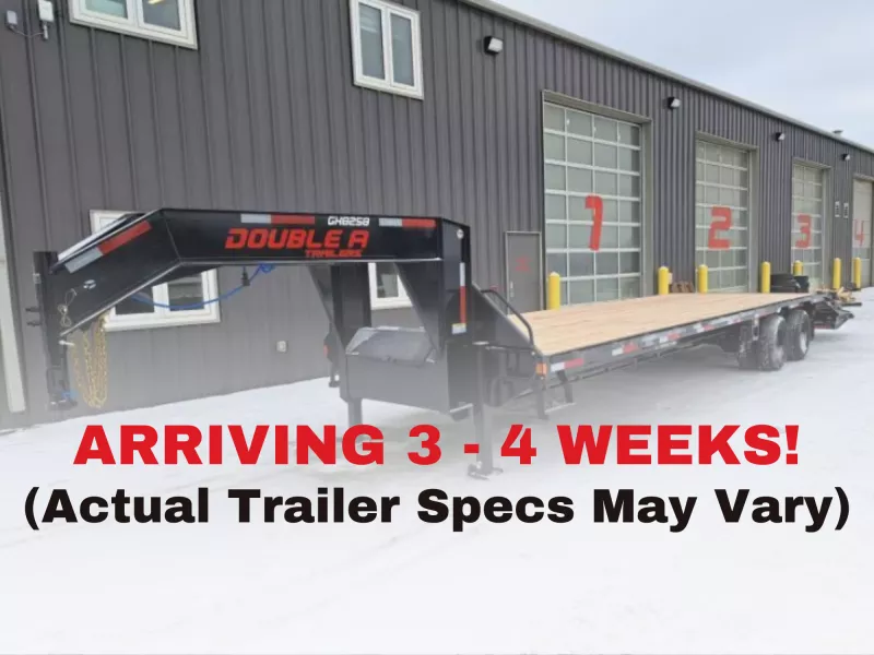 2025 Double A Trailers Gooseneck High Boy Deck Over Trailer - 8.5'x32' (27600GVW)