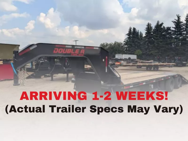 2026 Double A Pro Series Gooseneck Hydraulic Beaver Tail High Boy Deck Over Trailer - 8.5' x 28' (20000GVW)