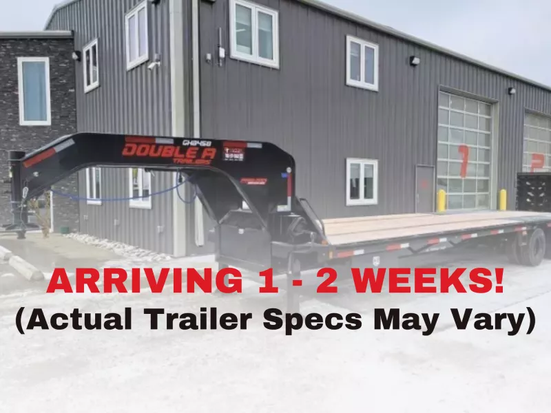 2026 Double A Gooseneck High Boy Deck Over Trailer - 8.5' x 40' (39,600 Lbs GVW)