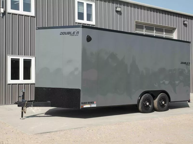 2026 Double A Trailers 8.5' x 18' Enclosed Cargo Trailer Tandem Axle (10000lb GVW) Ramp Door - Beavertail
