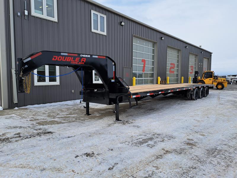 2025 Double A Trailers Gooseneck High Boy Deck Over Trailer - 8.5'x40' (34500GVW)