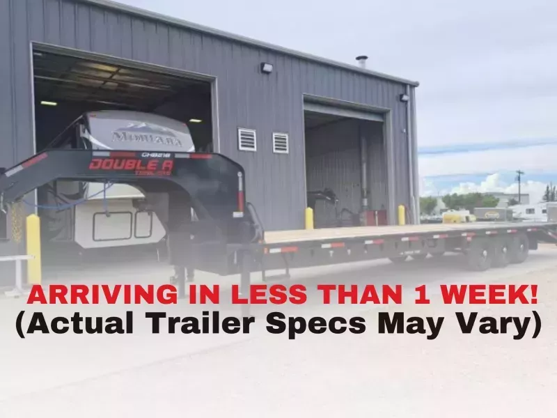 2026 Double A Pro Series Gooseneck High Boy Deck Over Trailer - 8.5' x 32' (24150GVW)