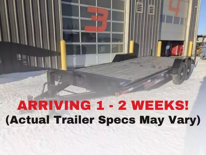 2026 Double A Excel Series Equipment Trailer 83" x 22' (15400LB GVW)