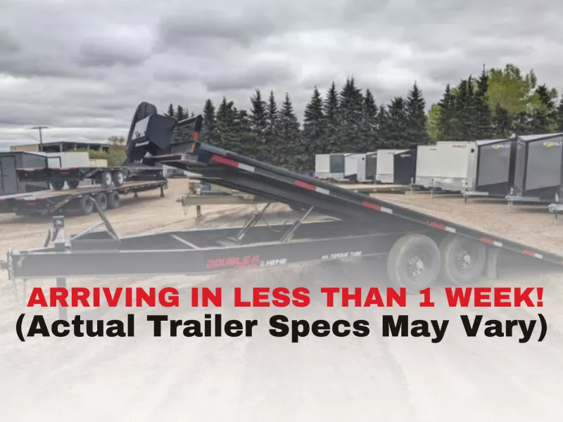 2026 Double A High-Boy Full Tilt Flatdeck Deckover  Trailer - 8.5' x 22' (15400GVW)