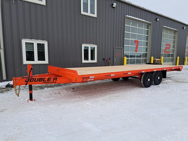 2025 Double A Pro Series High Boy Flatdeck Deckover Trailer - 8.5'x24' (15400GVW)