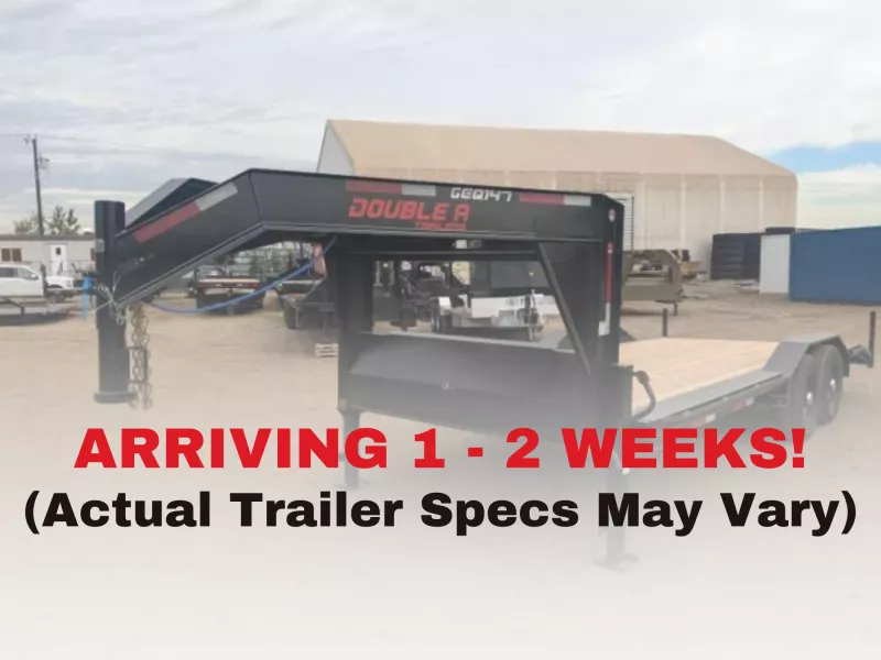 2026 Double A Goose Neck Equipment Trailer 83" x 20' (16100LB GVW)