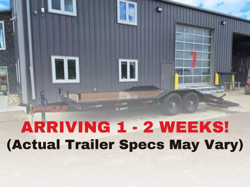 2026 Double A Equipment Trailer 83" x 20' (15400LB GVW)