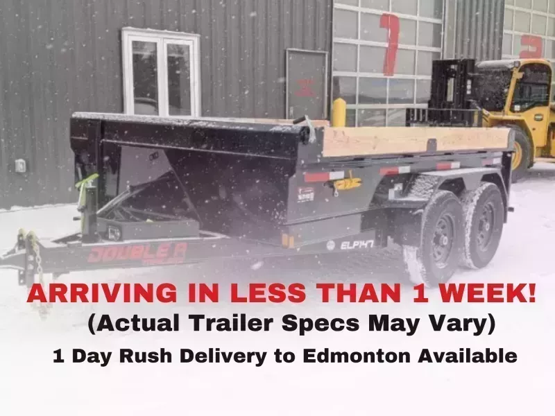 2026 Double A Dump Trailer 83" x 14' (15400LB GVW) 
