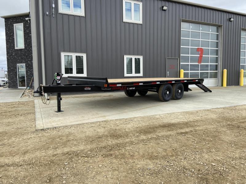 2025 Double A Pro Series High Boy Flatdeck Deckover Trailer - 8.5'x24' (15400GVW)