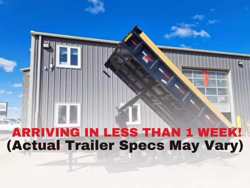 2026 Double A Deck over Dump Trailer - 8' x 16' (23,100 Lb GVW)
