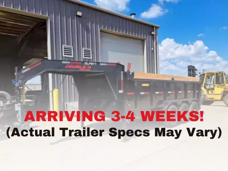 2026 Double A Pro Series Gooseneck Low Profile Dump Trailer 83" x 16' (24150 LB GVW)