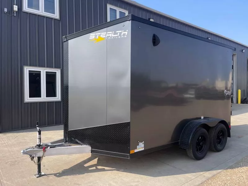 2026 Stealth Trailers 7FT X 12FT Cobra Aluminum Enclosed Cargo Trailer Enclosed Cargo Trailer (7700LB GVW)