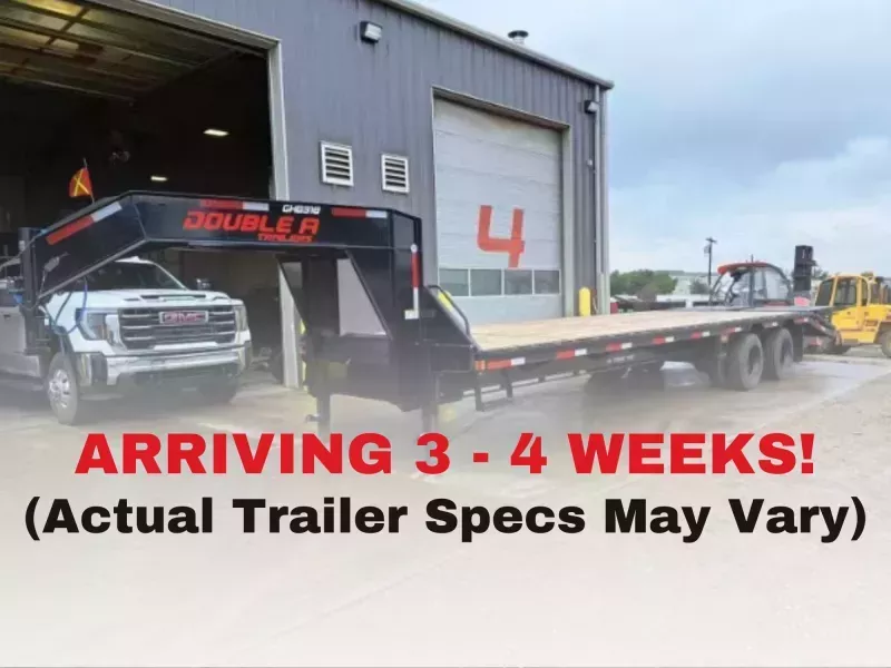 2026 Double A Trailers Gooseneck High Boy Deck Over Trailer - 8.5'x30' (36800GVW)