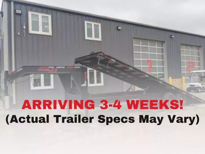 2026 Double A Pro Series Gooseneck High-Boy Full Tilt Flatdeck Deckover Trailer - 8.5' x 24' (14000GVW)