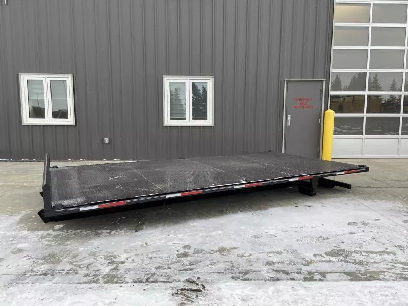 2025 Double A Trailers Roll Off Trailer Deck 8.5' x 17' Heavy Duty Deck Dump Trailer