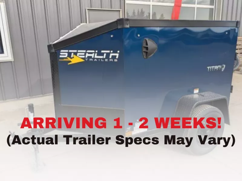 2025 Stealth Trailers 4FT x 6FT Enclosed Cargo Trailer - BLUE
