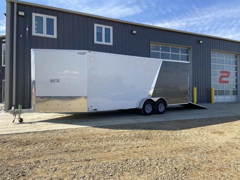 2022 Bravo Trailers 7FT x 20FT + 5FT Drive Off Aluminum Sled/Cargo Enclosed Cargo Trailer 2022 Bravo Trailers 7FT x 20FT + 5FT Drive Off Aluminum Sled/Cargo Enclosed Cargo Trailer