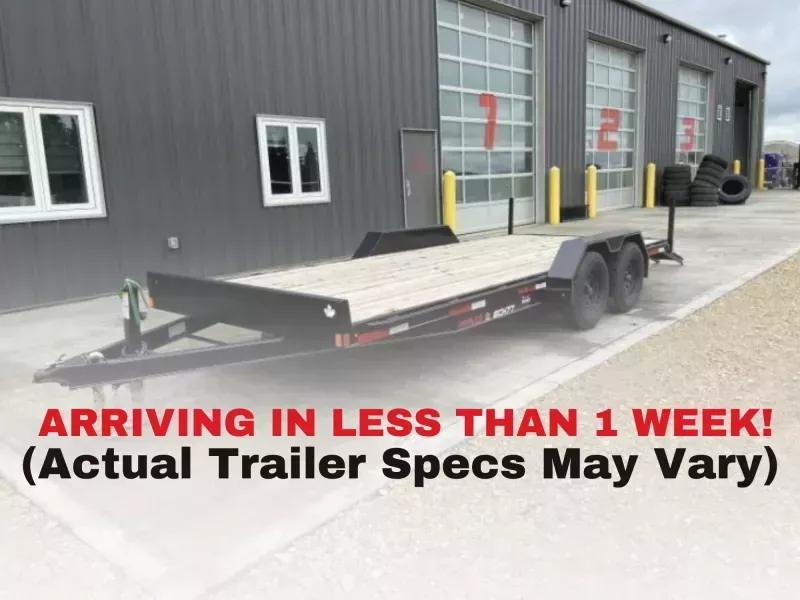 2025 Double A Trailers Carhauler Trailer - 83" x 18' (7700 GVW) 