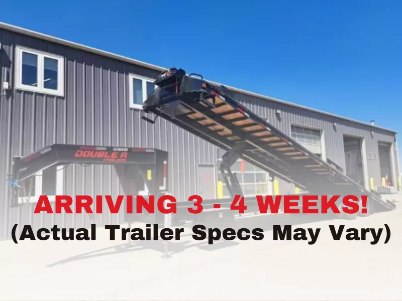 2026 Double A Trailers Gooseneck High Boy Full Tilt Deck Over Container Trailer - 8.5'x40' (34500GVW)