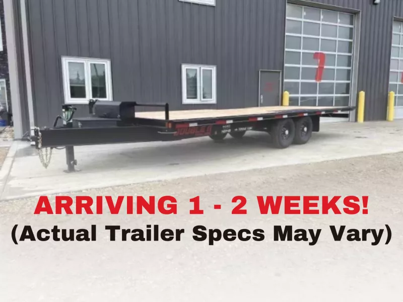 2026 Double A 8.5' x 24' High-Boy Full Tilt Flatdeck Deckover Trailer (15400GVW)