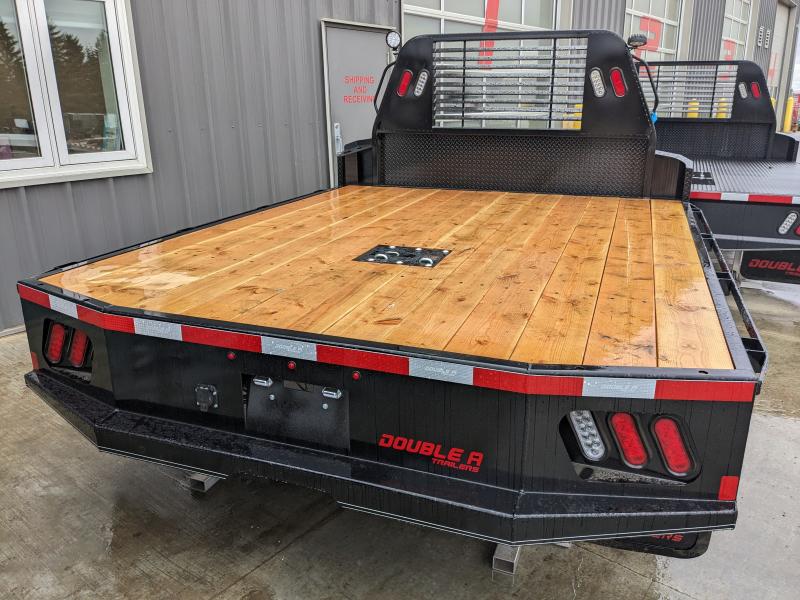 2025 Double A Trailers 8' x 10' Cab/ Chassis Channel Truck Deck Flip Over Gooseneck Ball