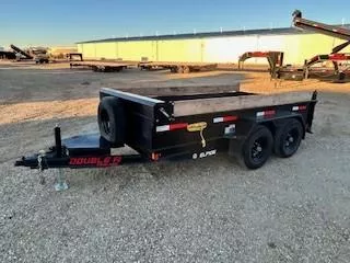 2025 USED Double A Trailers 72" x 12' (11000LB GVW) Dump Trailer