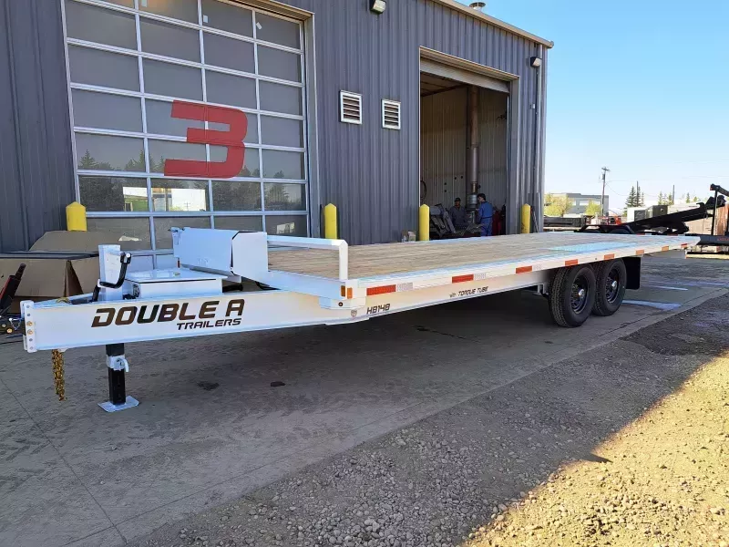 2026 Double A Pro Series High-Boy Full Tilt Flat deck Deckover Trailer - 8.5' x 24' (15400GVW)