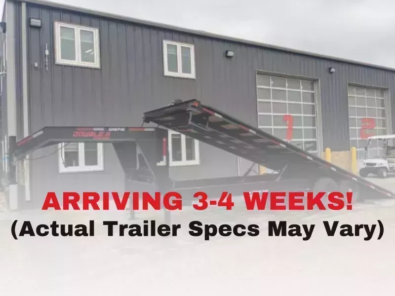 2026 Double A Pro Series Gooseneck High-Boy Full Tilt Flatdeck Deckover Trailer - 8.5' x 24' (18,400 GVW)