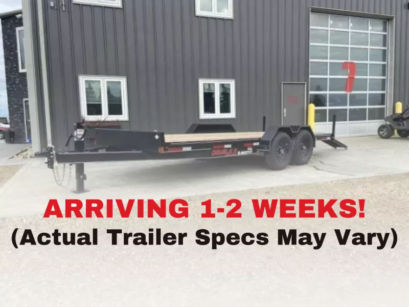 2026 Double A Excel Series Equipment Trailer 83" x 18' (15400LB GVW)