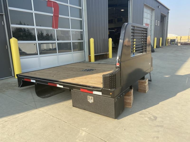 2023 Double A Trailers 8' x 9' Cab & Chassis Channel Flatbed Truck Deck Fits Chevy, Ford & Dodge. Flip Over Gooseneck Ball  