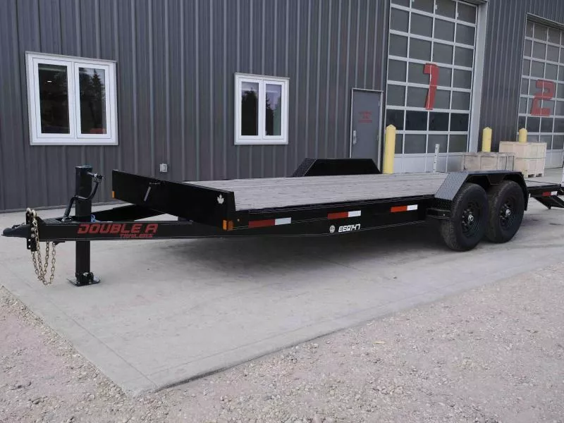 2025 Double A Equipment Trailer 83" x 20' (15400LB GVW)