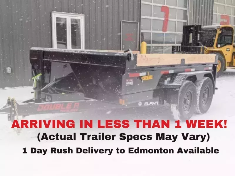 2026 Double A Dump Trailer 83" x 14' (15400LB GVW) 