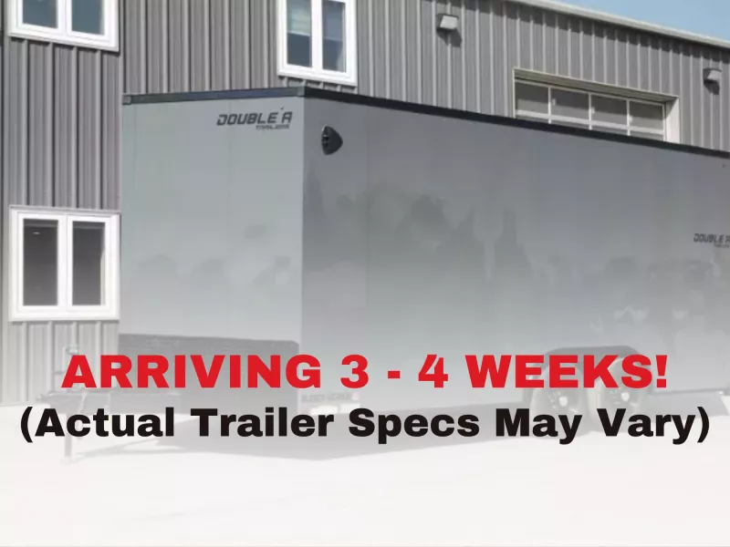 2026 Double A Trailers 8.5' x 18' Enclosed Cargo Trailer Tandem Axle (11000lb GVW) Ramp Door - Beavertail
