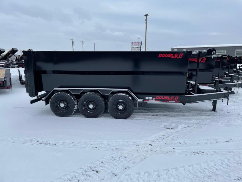 2024 Double A Trailers Tridem Heavy Duty Roll Off Dump Trailer 83" x 16' (21000LB GVW) Dump Trailer