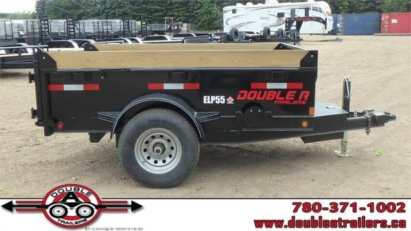 2019 Double A 60" x 8' Dump Trailer (5000lb GVWR) 2019 Double A 60" x 8' Dump Trailer (5000lb GVWR)