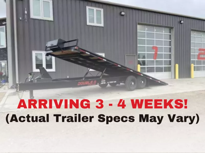 2026 Double A 8.5' x 26' High-Boy Full Tilt Flatdeck Deckover Trailer (15400GVW)