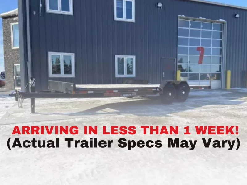 2026 Double A Equipment Trailer 83" x 24' (15400LB GVW)