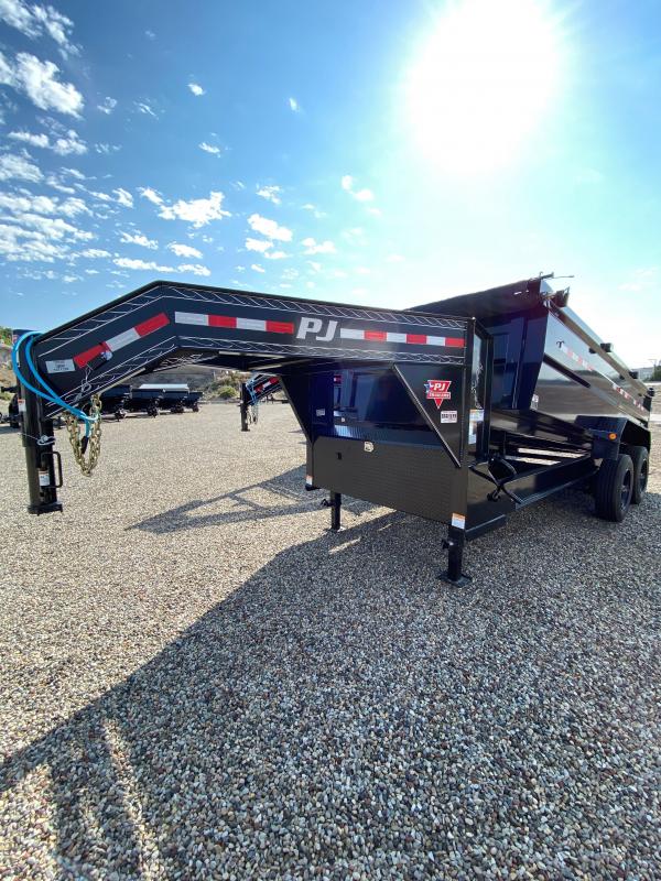 2022 PJ Trailers 82.5" x 16' Gooseneck HD Low-Pro Dump (DE) Dump Trailer 2022 PJ Trailers 82.5" x 16' Gooseneck HD Low-Pro Dump (DE) Dump Trailer