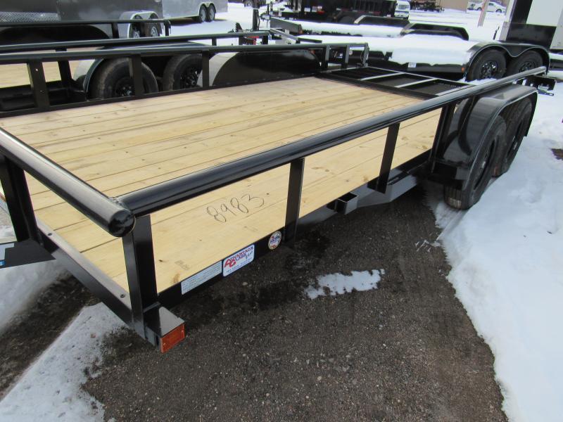 2023 Top Hat Trailers 83" X 16' Medium Pipe Tandem Axle Utility Utility Trailer
