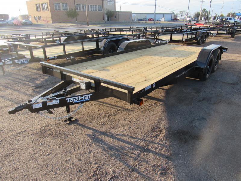 2023 Cam Superline 18' Car Hauler w/ Removable Fender BLACK