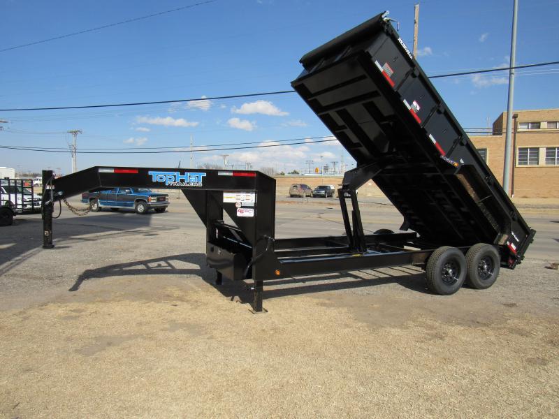 2021 Top Hat Trailers 83" X 14' Lo Pro Gooseneck Dump Trailer 2021 Top Hat Trailers 83" X 14' Lo Pro Gooseneck Dump Trailer