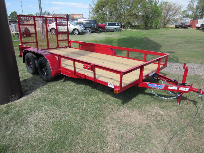 2021 Top Hat Trailers 83" X 14' Econo Angle Tandem Axle Utility Trailer 2021 Top Hat Trailers 83" X 14' Econo Angle Tandem Axle Utility Trailer