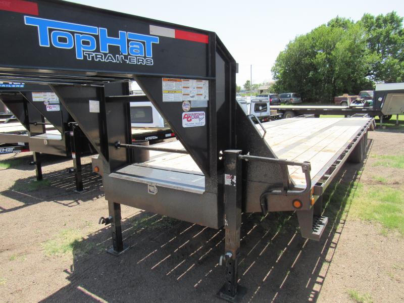 2022 Top Hat Trailers 25' + 5' X 102 Gooseneck 24K Flatbed Trailer 2022 Top Hat Trailers 25' + 5' X 102 Gooseneck 24K Flatbed Trailer