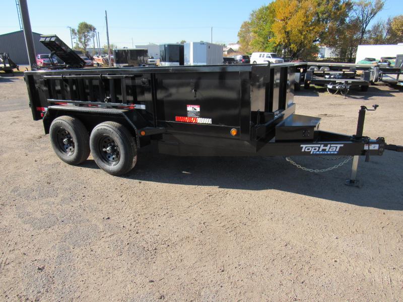 2023 Top Hat Trailers 77" X 12' Dump Trailer 10K GVWR Dump Trailer