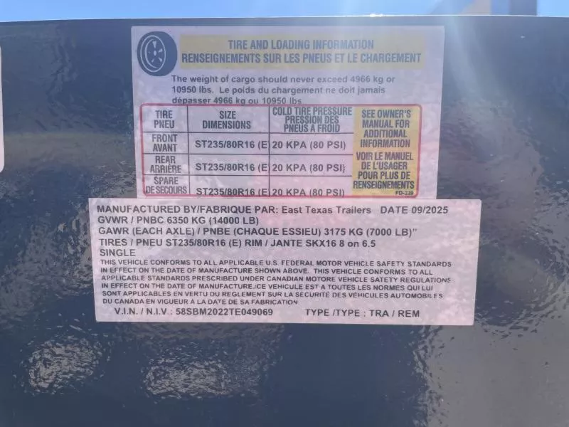 new Utility Trailers East Texas Trailers  for sale, in Seminole, TX Thumbnail 9