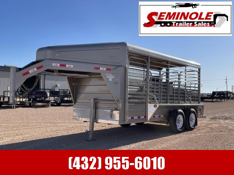2022 GR Trailers 6.8' x 16' Gooseneck Tandem Axle Trailer (STH6816W14LNR) Livestock Trailer 2022 GR Trailers 6.8' x 16' Gooseneck Tandem Axle Trailer (STH6816W14LNR) Livestock Trailer