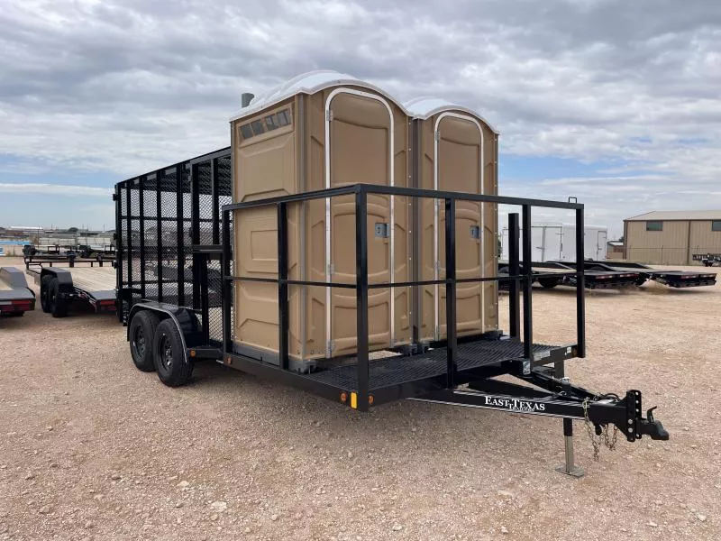 2026 EAST TEXAS TRAILERS 83" X 18' COMBO TRASH TRAILER 