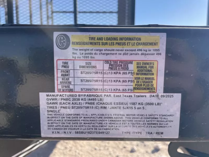 new Other Trailers East Texas Trailers  for sale, in Seminole, TX Thumbnail 8