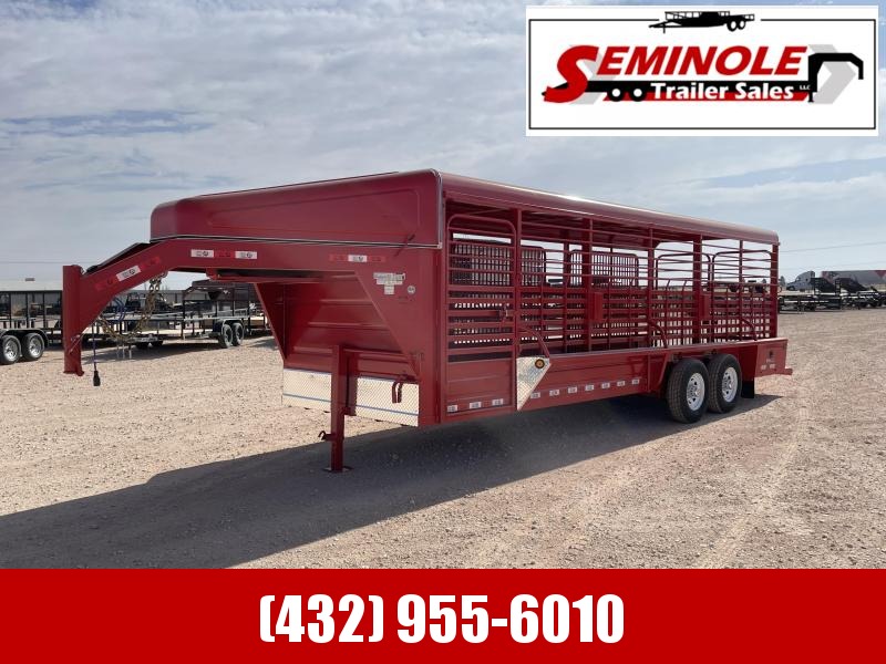 2022 GR Trailers 6.8' x 24' Gooseneck Tandem Axle Trailer (STH6824W14LNR) Livestock Trailer 2022 GR Trailers 6.8' x 24' Gooseneck Tandem Axle Trailer (STH6824W14LNR) Livestock Trailer